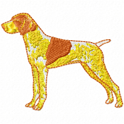 Dogs Embroidery Design 4